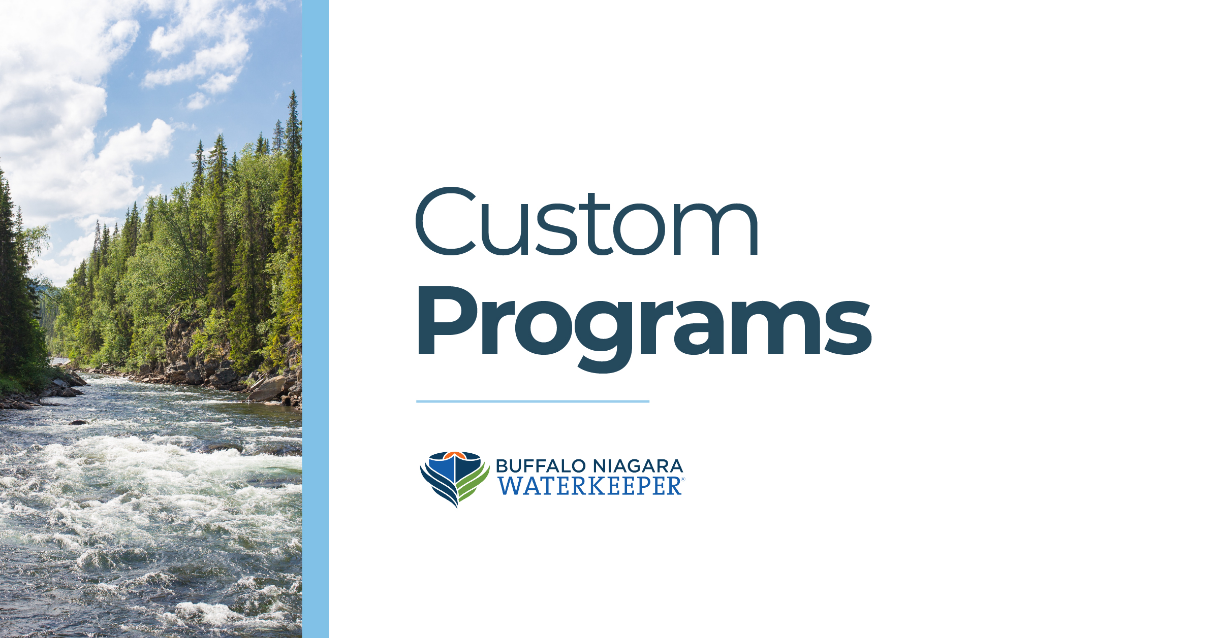 Custom Programs - Buffalo Niagara Waterkeeper