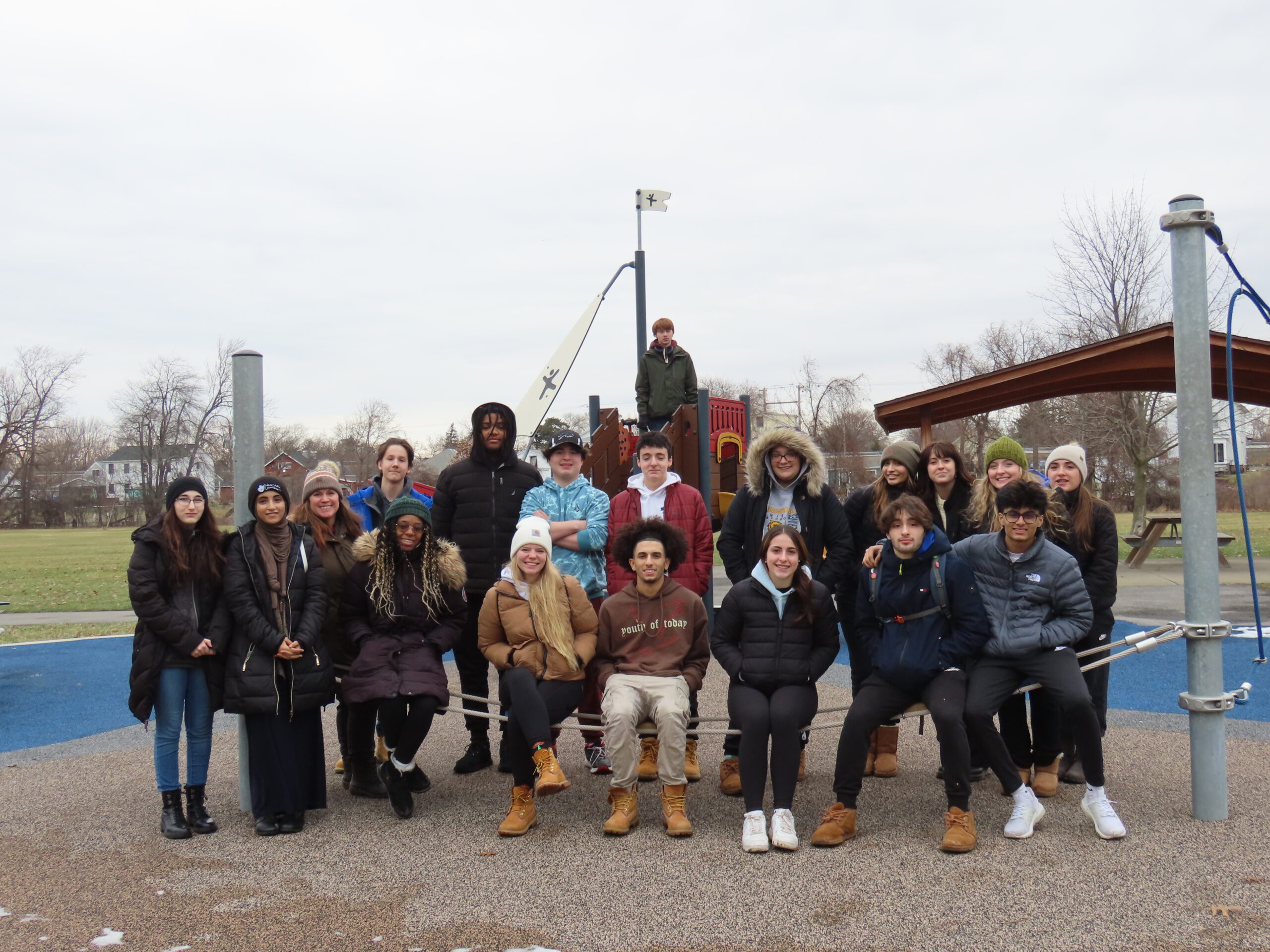 Touring Cayuga Creek in 2023 With YELP Students
